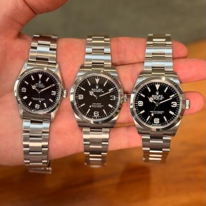 Rolex Explorer 36 vs 39 vs 40 
