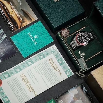 watch box and papers meaning