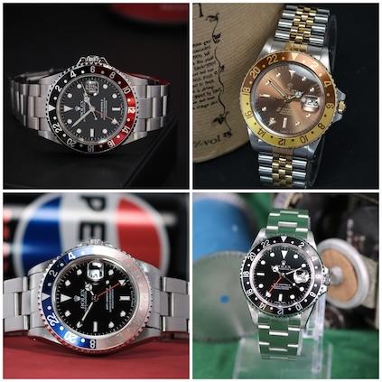 Rolex GMT-Master colours comparison