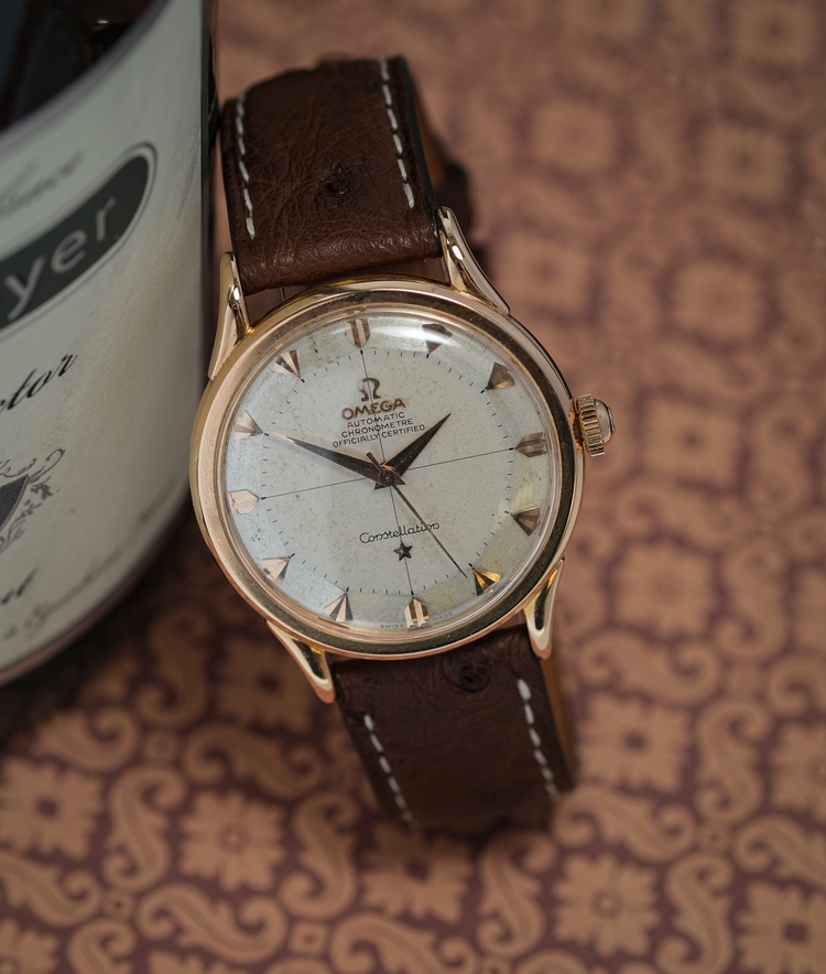 Omega Constellation Pie Pan Rose Gold